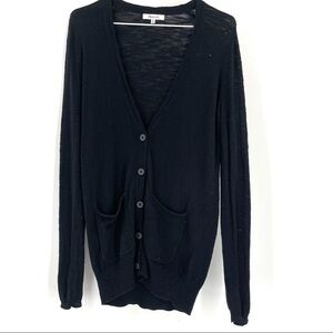 Madewell Long Black Cardigan
